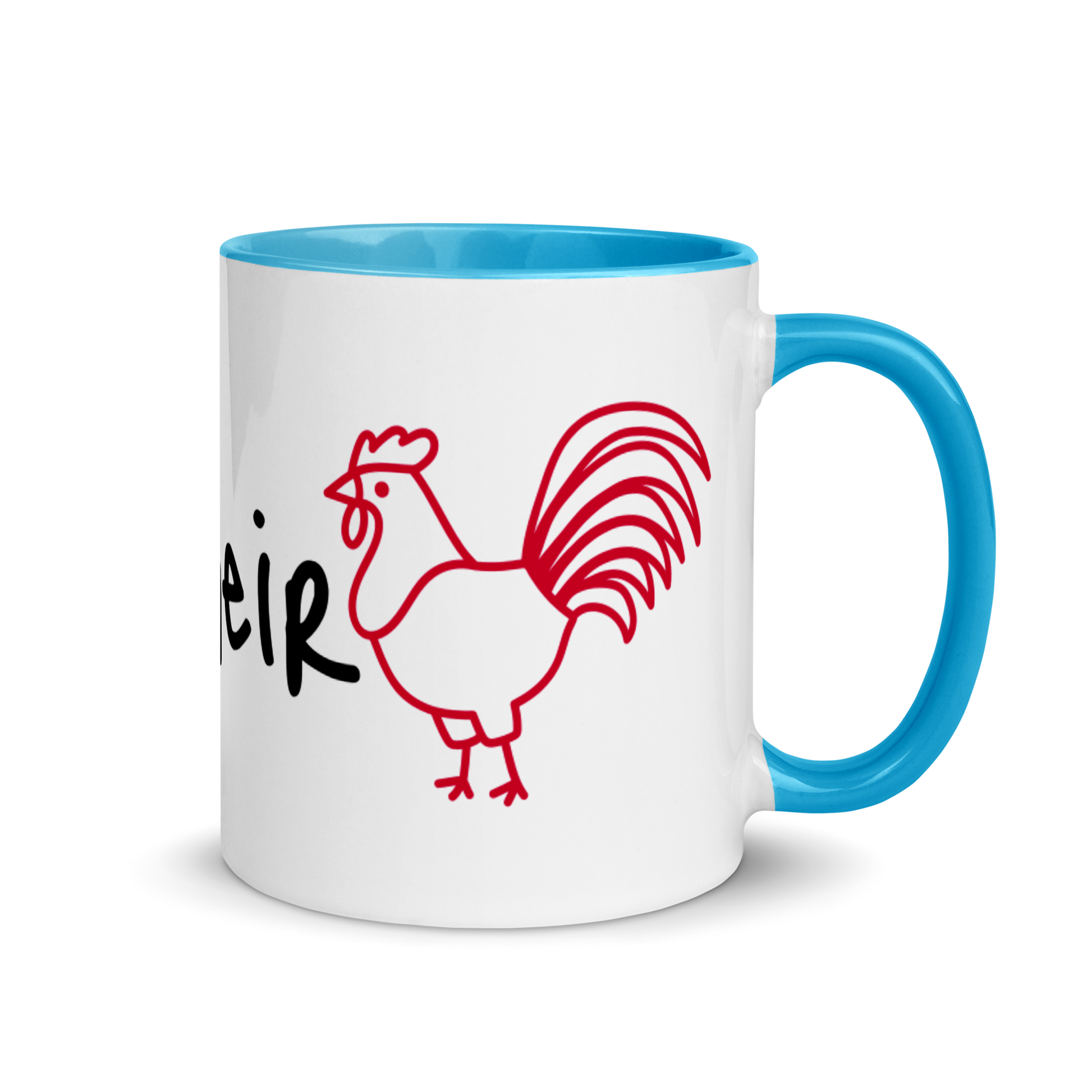 I Like Their Cock Rooster Ceramic Coffee Tea Mug 11oz white-ceramic-mug-with-color-inside-blue-11oz-right-636323a793be4