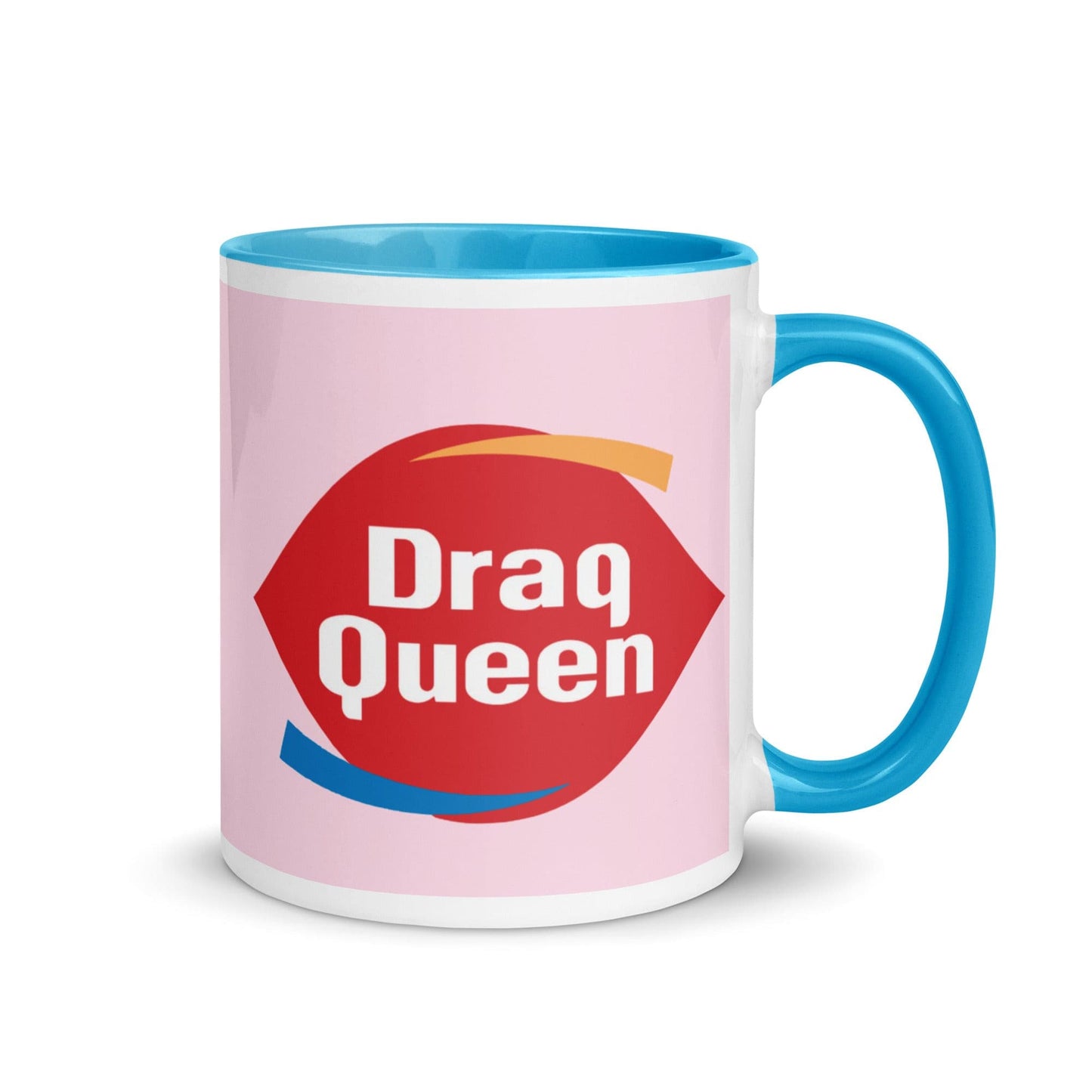 Drag Queen Ceramic Coffee Tea Mug white-ceramic-mug-with-color-inside-blue-11oz-right-64126c041429e