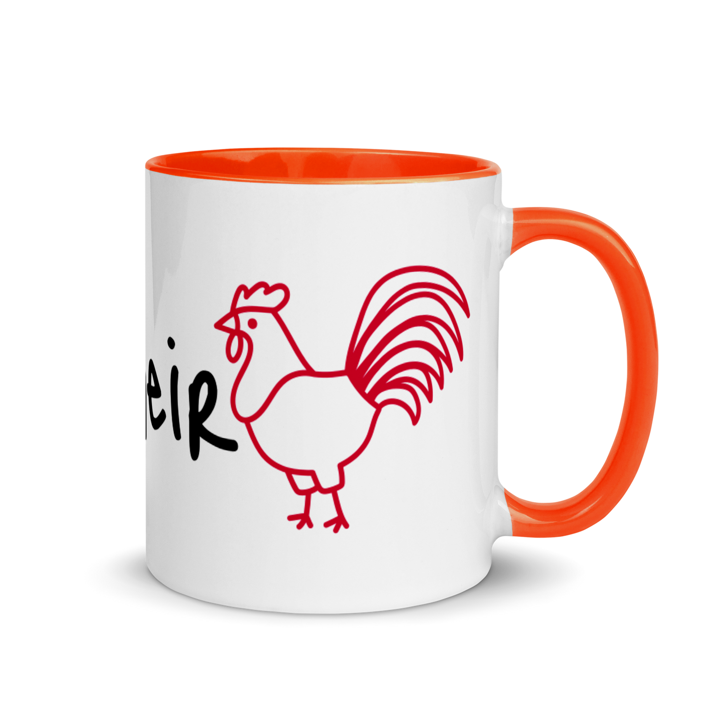 I Like Their Cock Rooster Ceramic Coffee Tea Mug 11oz white-ceramic-mug-with-color-inside-orange-11oz-right-636323a793967