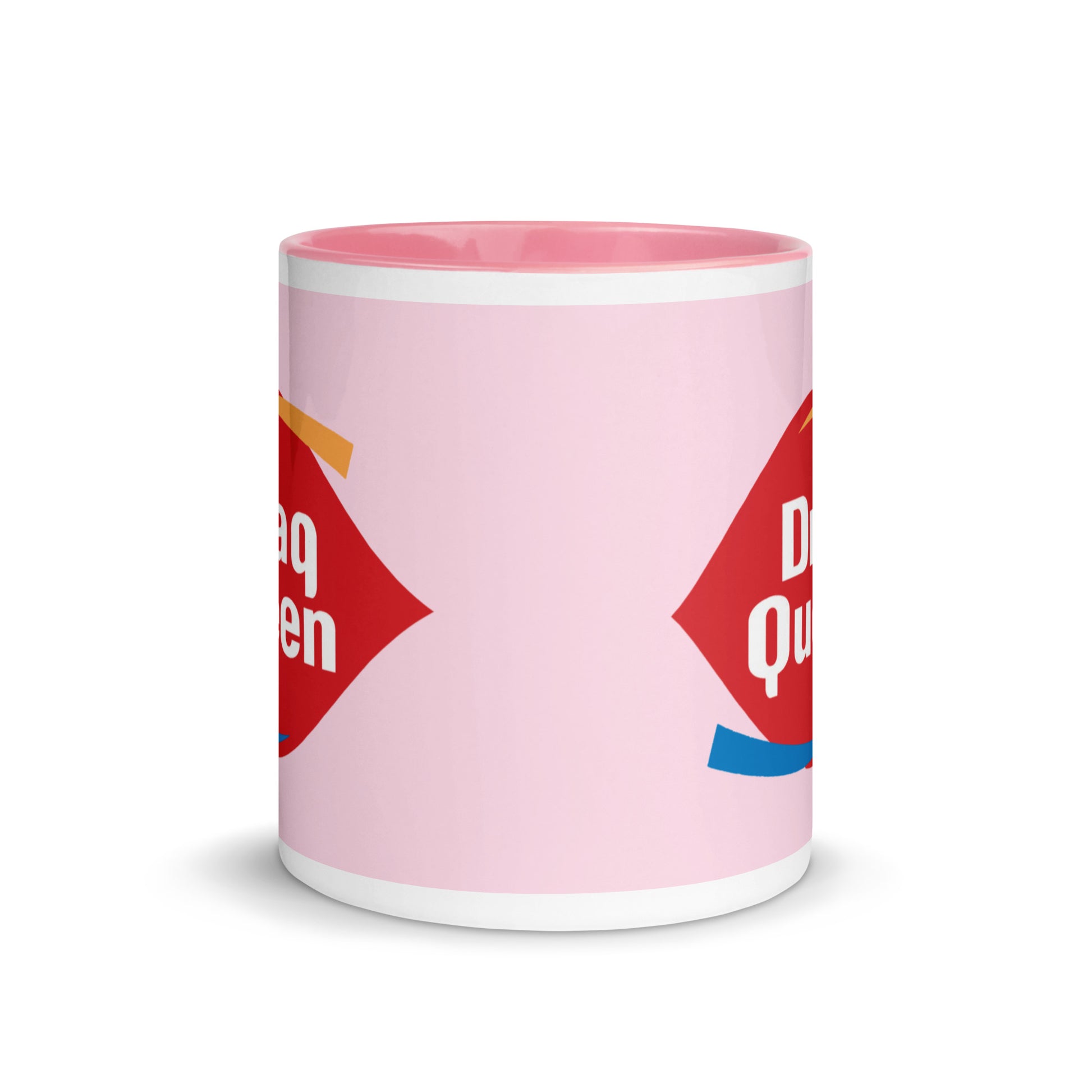 Drag Queen Ceramic Coffee Tea Mug white-ceramic-mug-with-color-inside-pink-11oz-front-64126c0414ab4