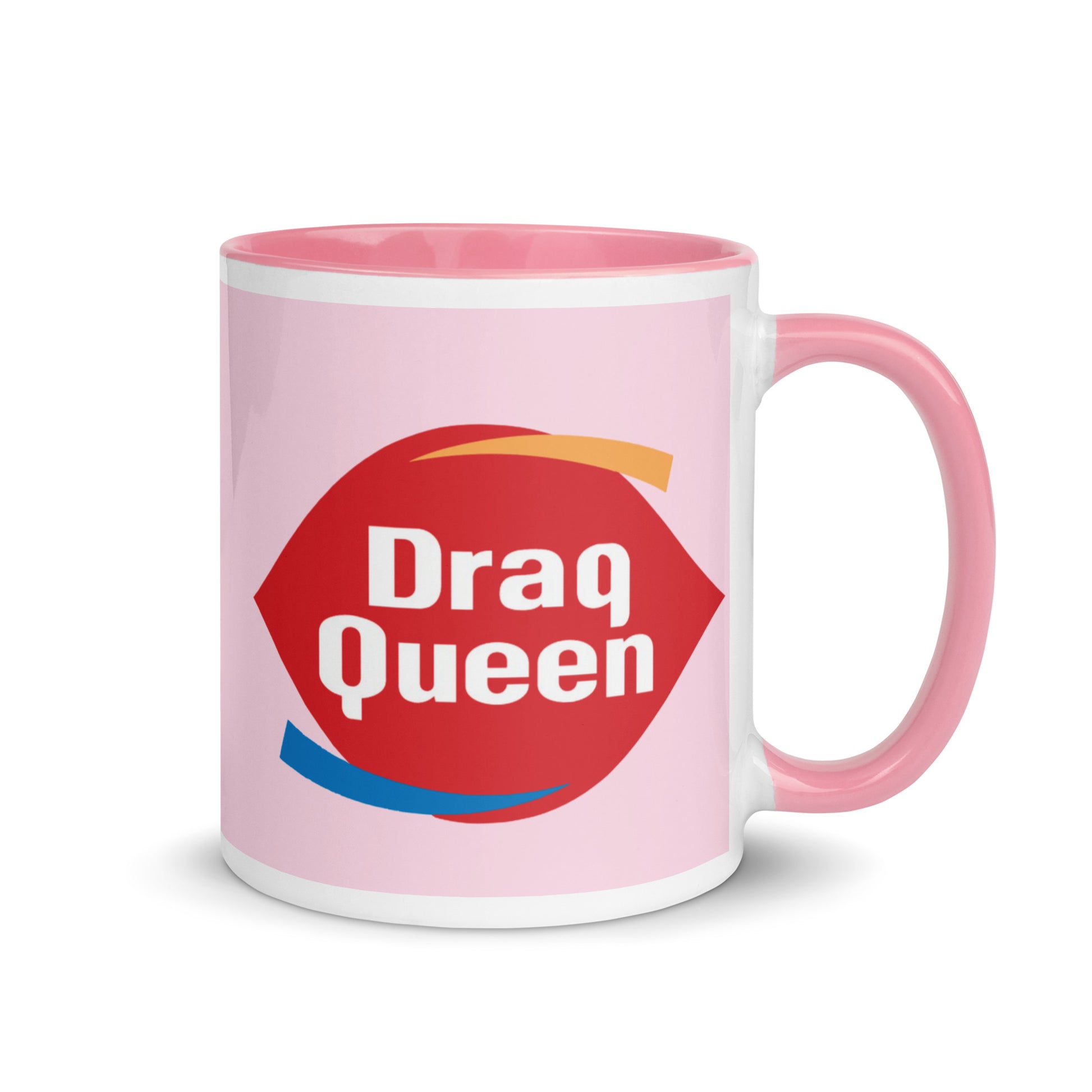 Drag Queen Ceramic Coffee Tea Mug white-ceramic-mug-with-color-inside-pink-11oz-right-64126c0414a6d