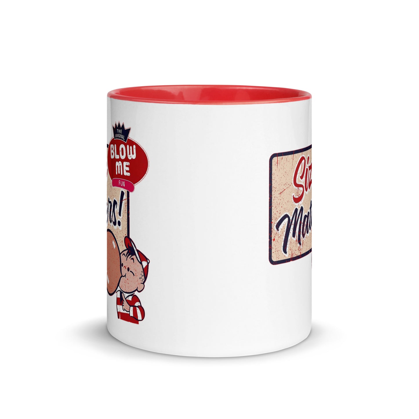 Size Matters Ceramic Coffee Tea Mug white-ceramic-mug-with-color-inside-red-11oz-front-6412551f17ccf