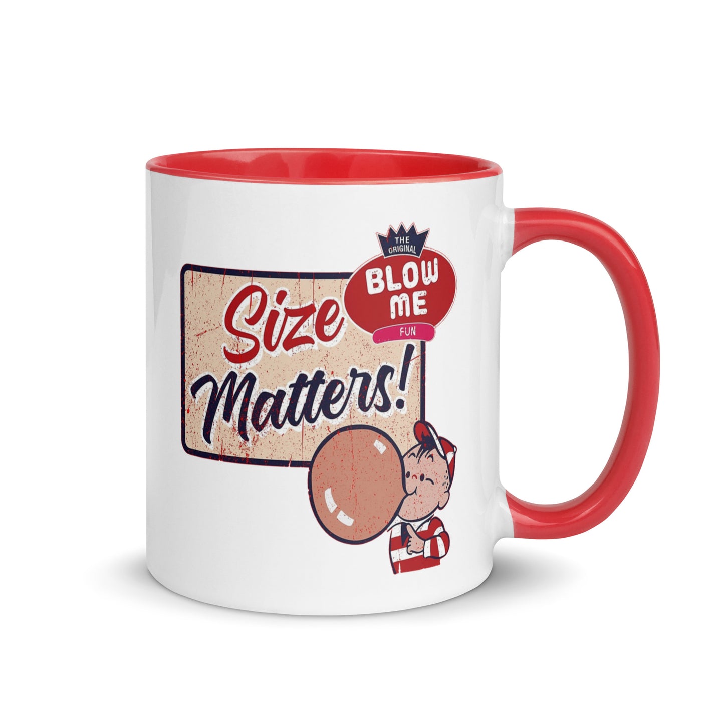 Size Matters Ceramic Coffee Tea Mug white-ceramic-mug-with-color-inside-red-11oz-right-6412551f173a6