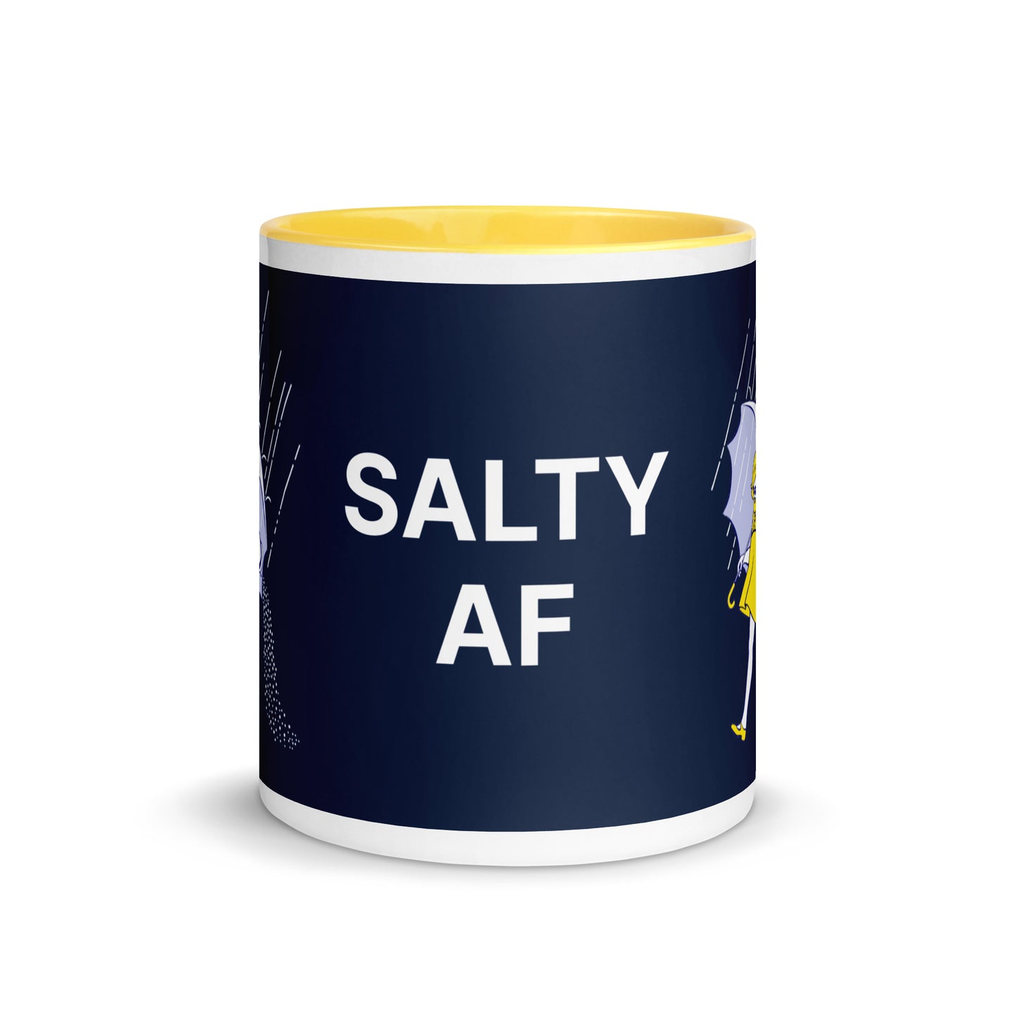 Salty AF Ceramic Coffee Team Mug white-ceramic-mug-with-color-inside-yellow-11oz-front-64125bc869165