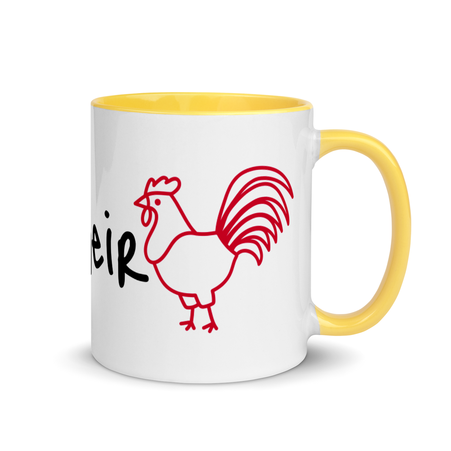 I Like Their Cock Rooster Ceramic Coffee Tea Mug 11oz white-ceramic-mug-with-color-inside-yellow-11oz-right-636323a7940d3