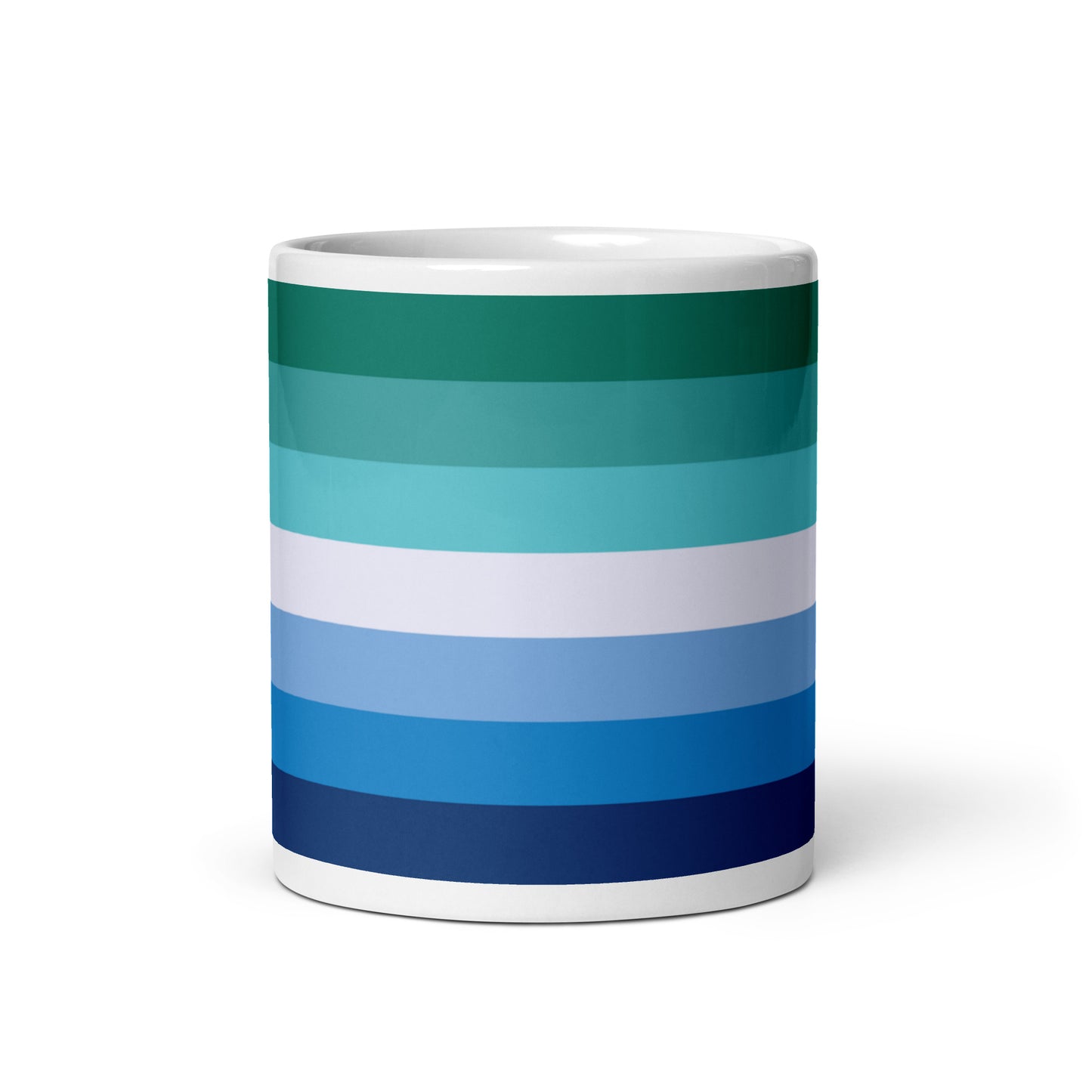 Gay MLM Vincian Pride Flag Ceramic Coffee Tea Mug 11oz Gay white-glossy-mug-11oz-front-view-6376ec71d5fb3