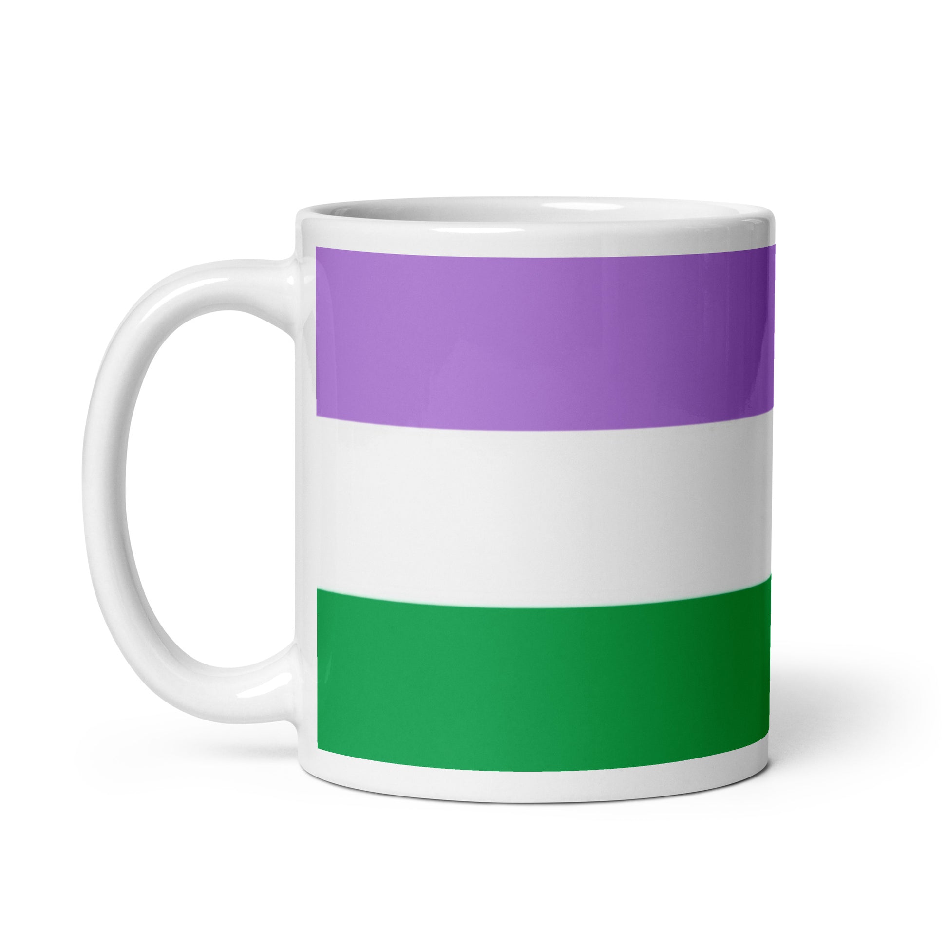 Genderqueer Pride Flag Coffee Tea Ceramic Mug white-glossy-mug-11oz-handle-on-left-6376ebf35a8eb