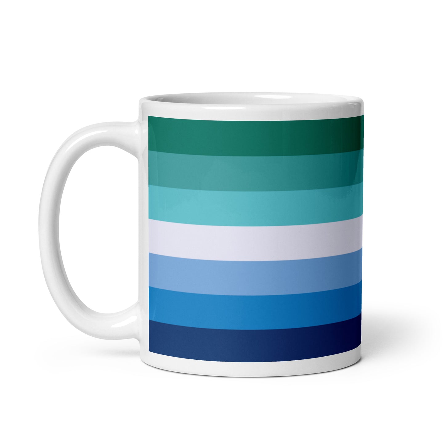 Gay MLM Vincian Pride Flag Ceramic Coffee Tea Mug white-glossy-mug-11oz-handle-on-left-6376ec71d5f19