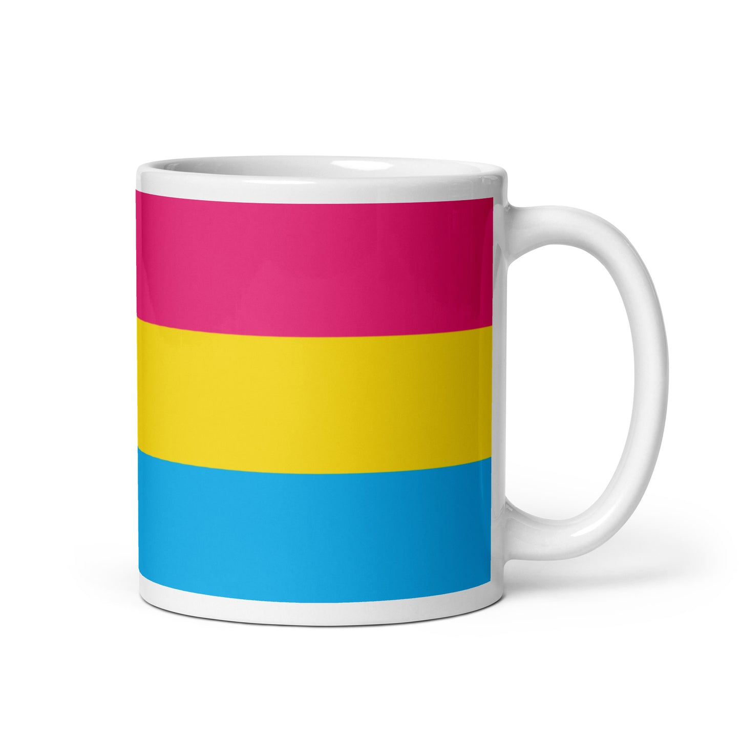 Pansexual Pan Pride Flag Ceramic Coffee Tea Mug white-glossy-mug-11oz-handle-on-right-6376eb1785d35