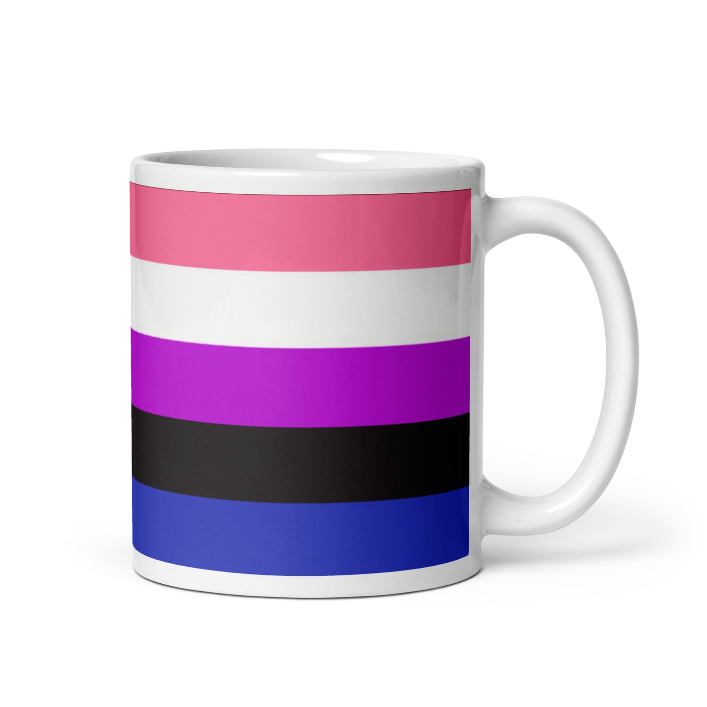 Genderfluid Pride Flag Ceramic Coffee Tea Mug white-glossy-mug-11oz-handle-on-right-6376ec31d0317