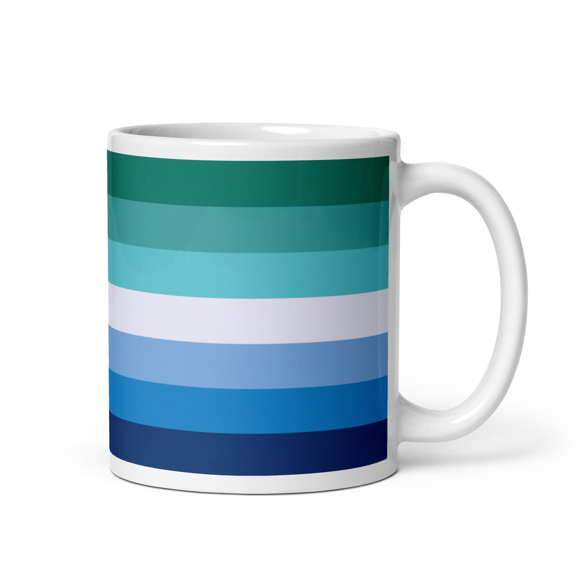 Gay MLM Vincian Pride Flag Ceramic Coffee Tea Mug white-glossy-mug-11oz-handle-on-right-6376ec71d5237