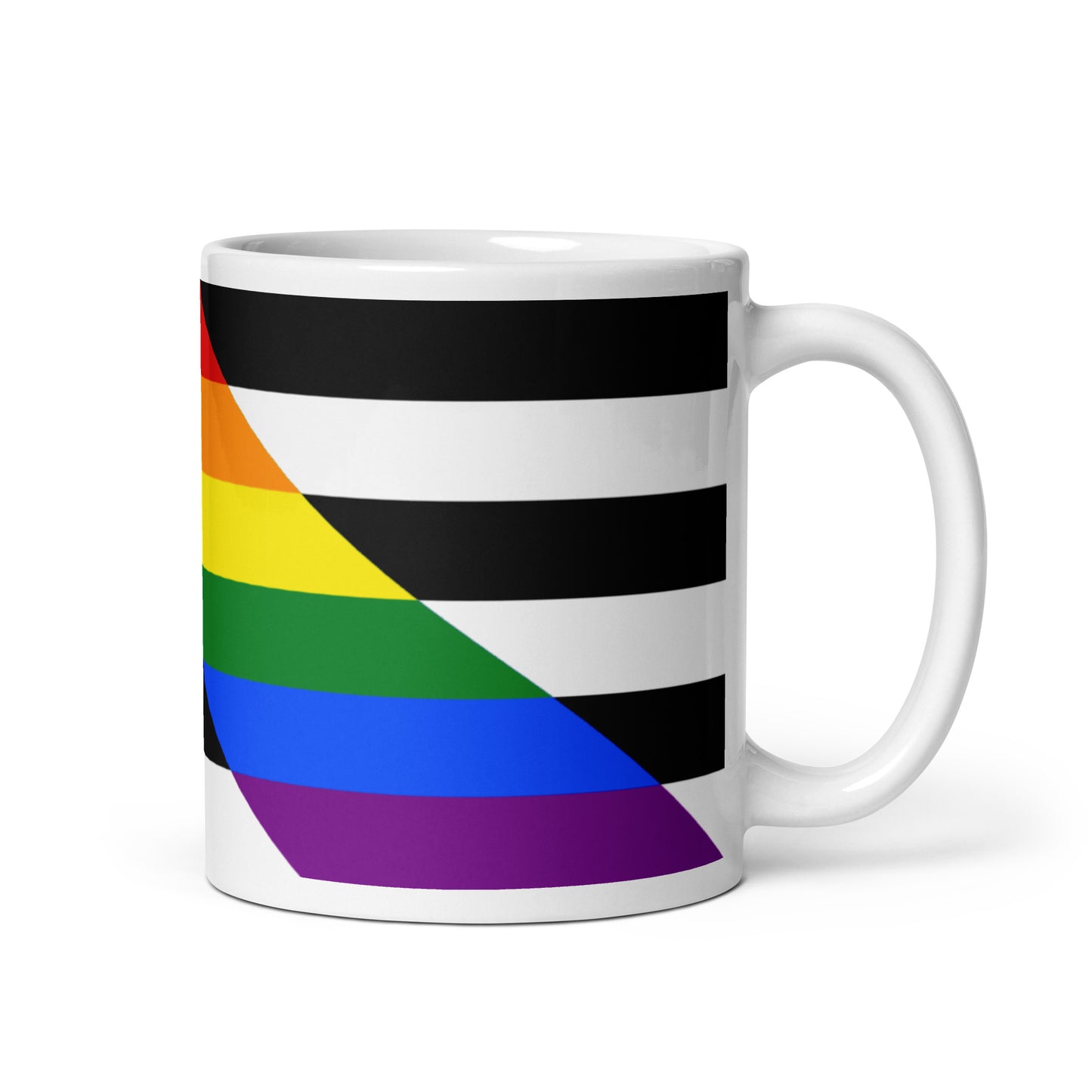 Straight Ally Pride Flag Ceramic Coffee Tea Mug white-glossy-mug-11oz-handle-on-right-6376f6fe1f0e5