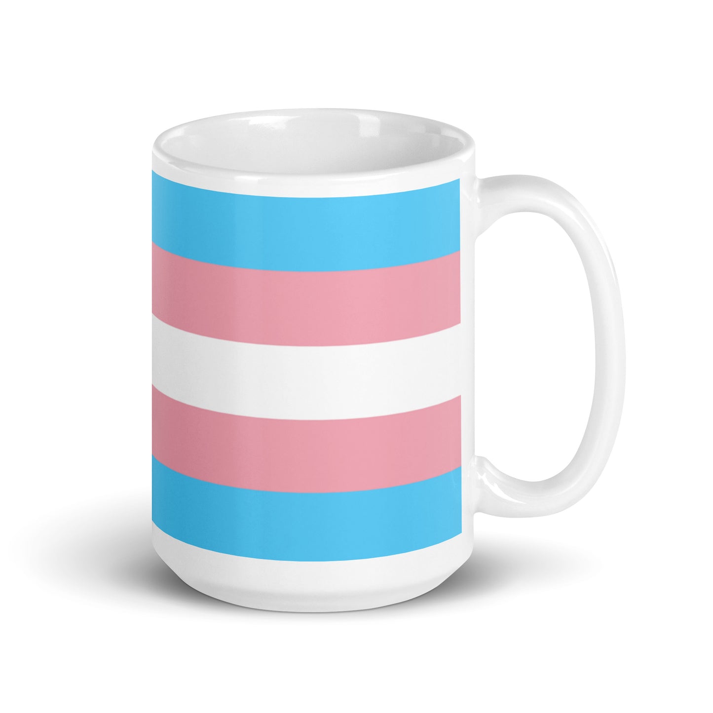 Transgender Trans Pride Flag Ceramic Coffee Tea Mug white-glossy-mug-15oz-handle-on-right-6376e78f8584b