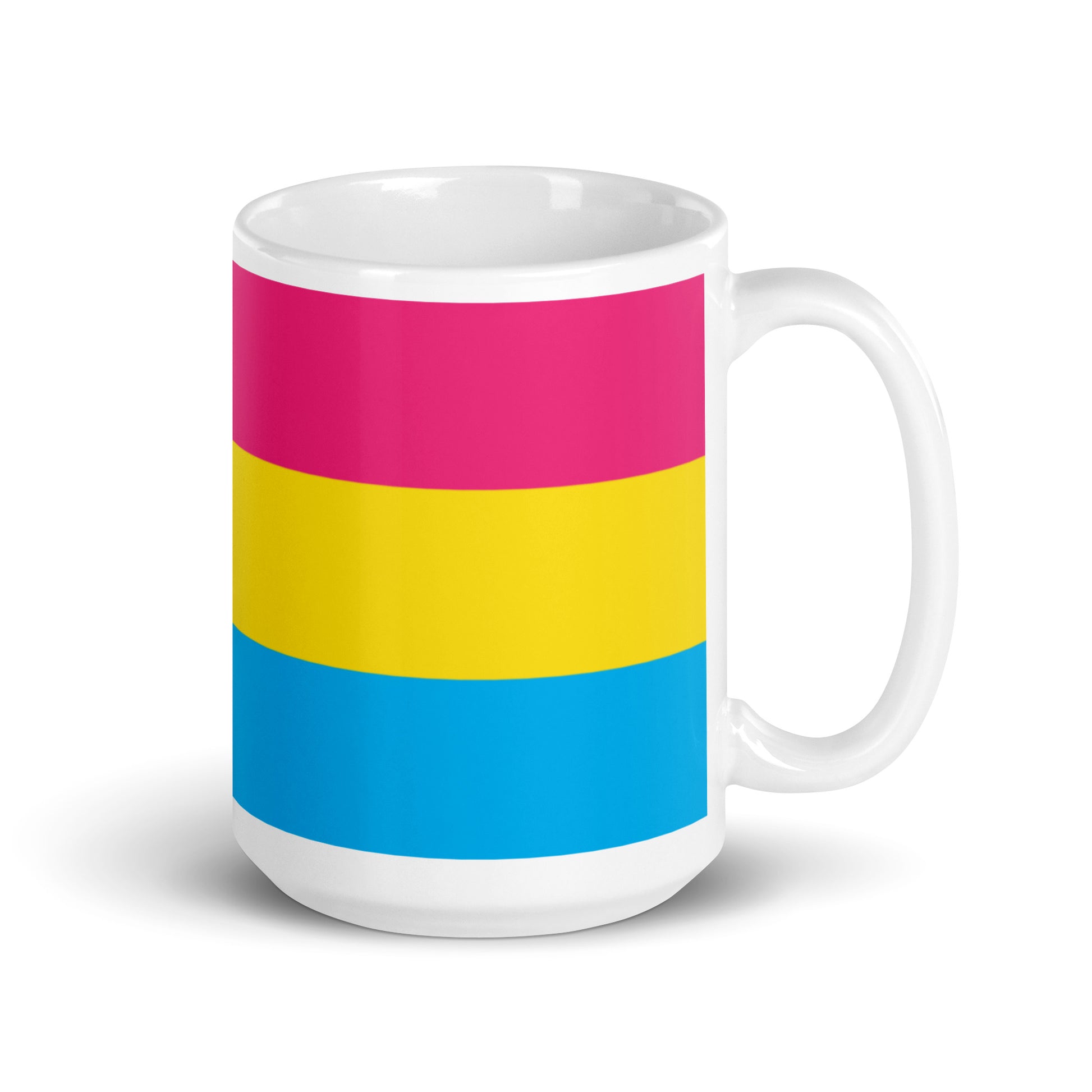 Pansexual Pan Pride Flag Ceramic Coffee Tea Mug white-glossy-mug-15oz-handle-on-right-6376eb178653e