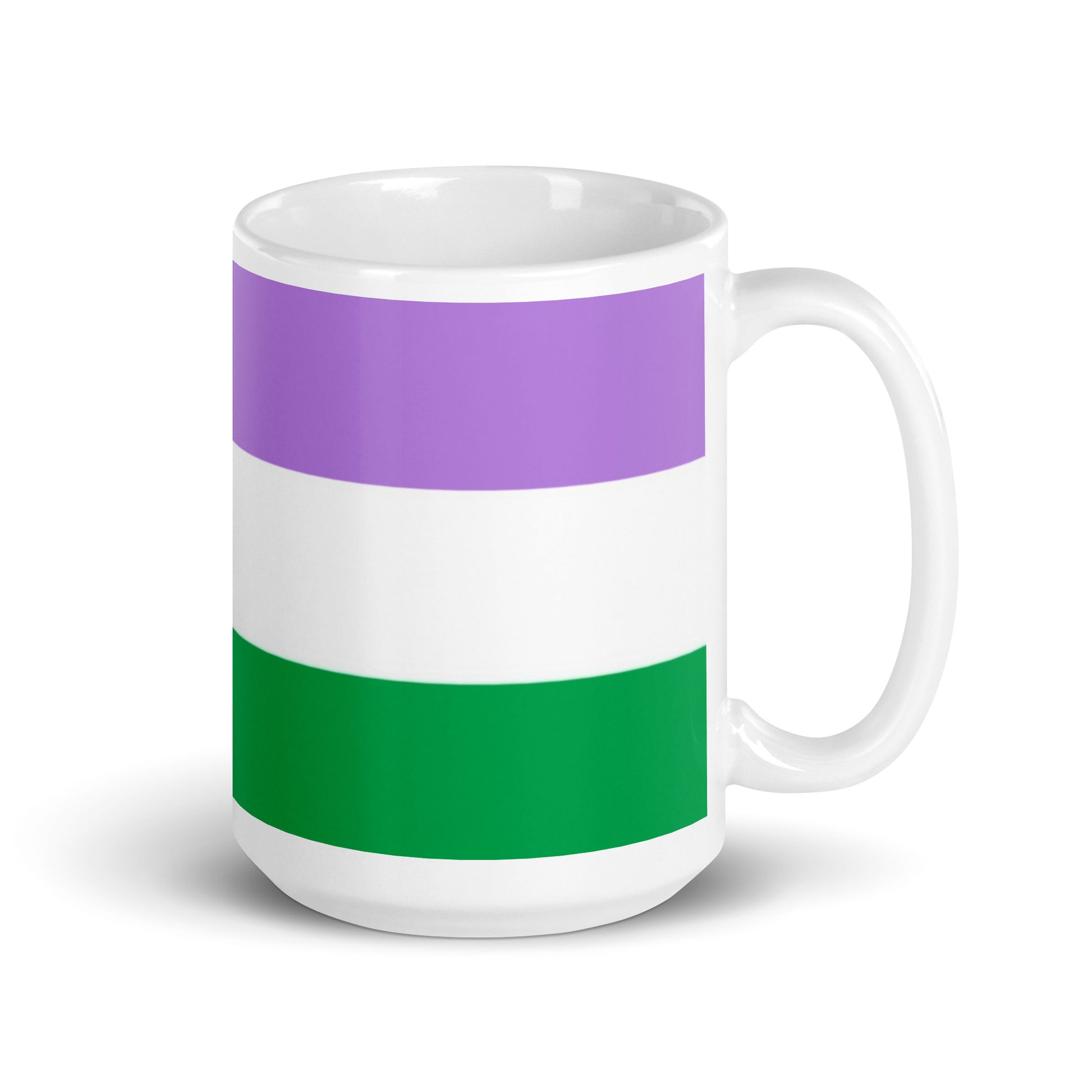 Genderqueer Pride Flag Coffee Tea Ceramic Mug white-glossy-mug-15oz-handle-on-right-6376ebf35ab10