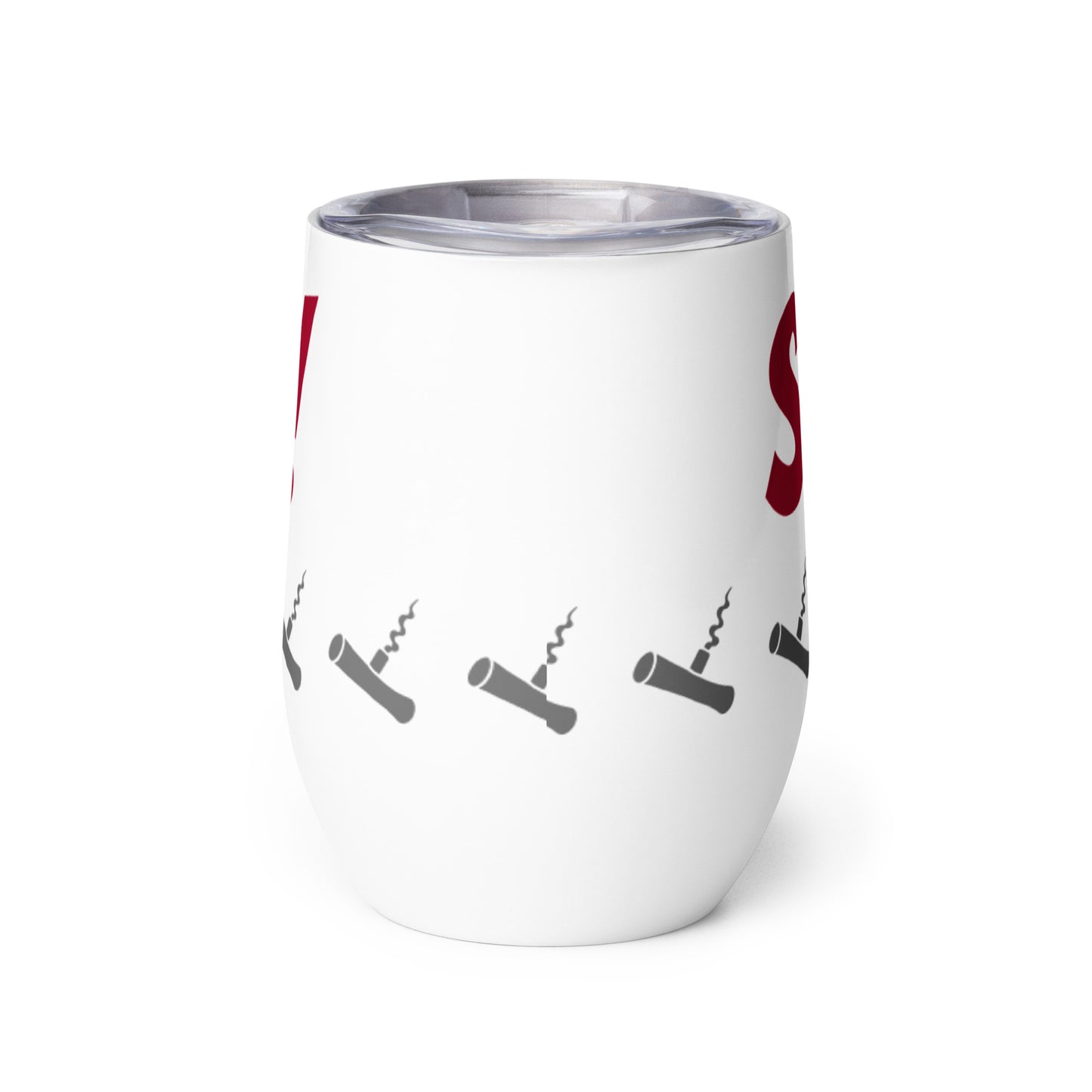 Screw It! Stainless Steel Wine Tumbler 12oz wine-tumbler-white-back-637304917c300