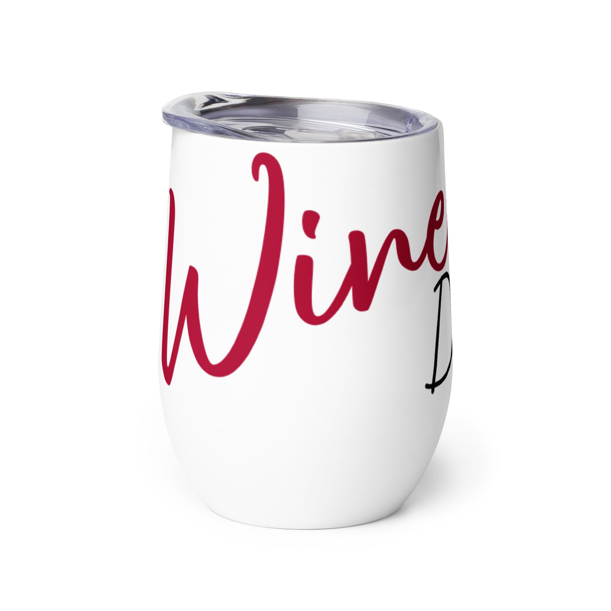 Wine Made Me Do It! Stainless Steel Wine Tumbler 12oz wine-tumbler-white-left-6373058425372