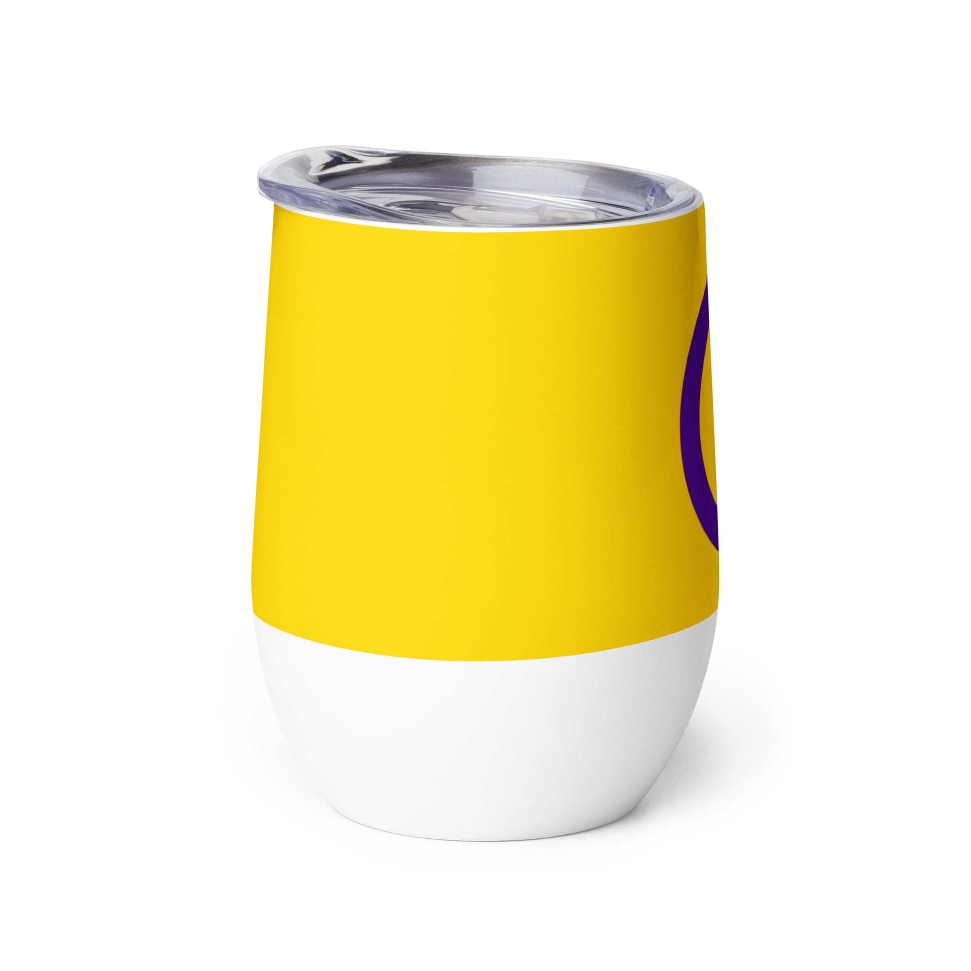 Intersex Pride Flag Stainless Steel Wine Tumbler 12oz wine-tumbler-white-left-637845e29cc65