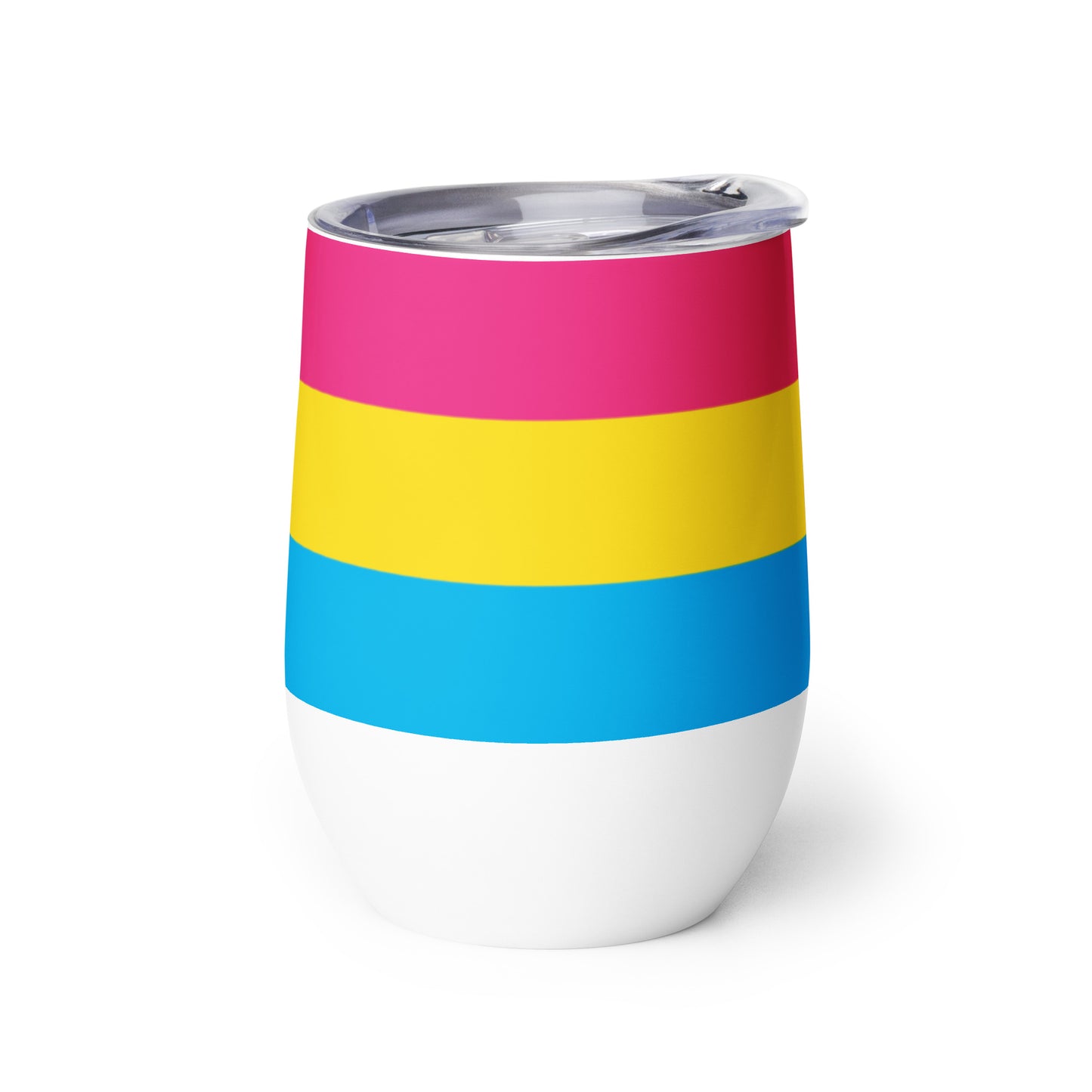 Pansexual Pan Pride Flag Stainless Steel Wine Tumbler 12oz wine-tumbler-white-right-6378453e15630