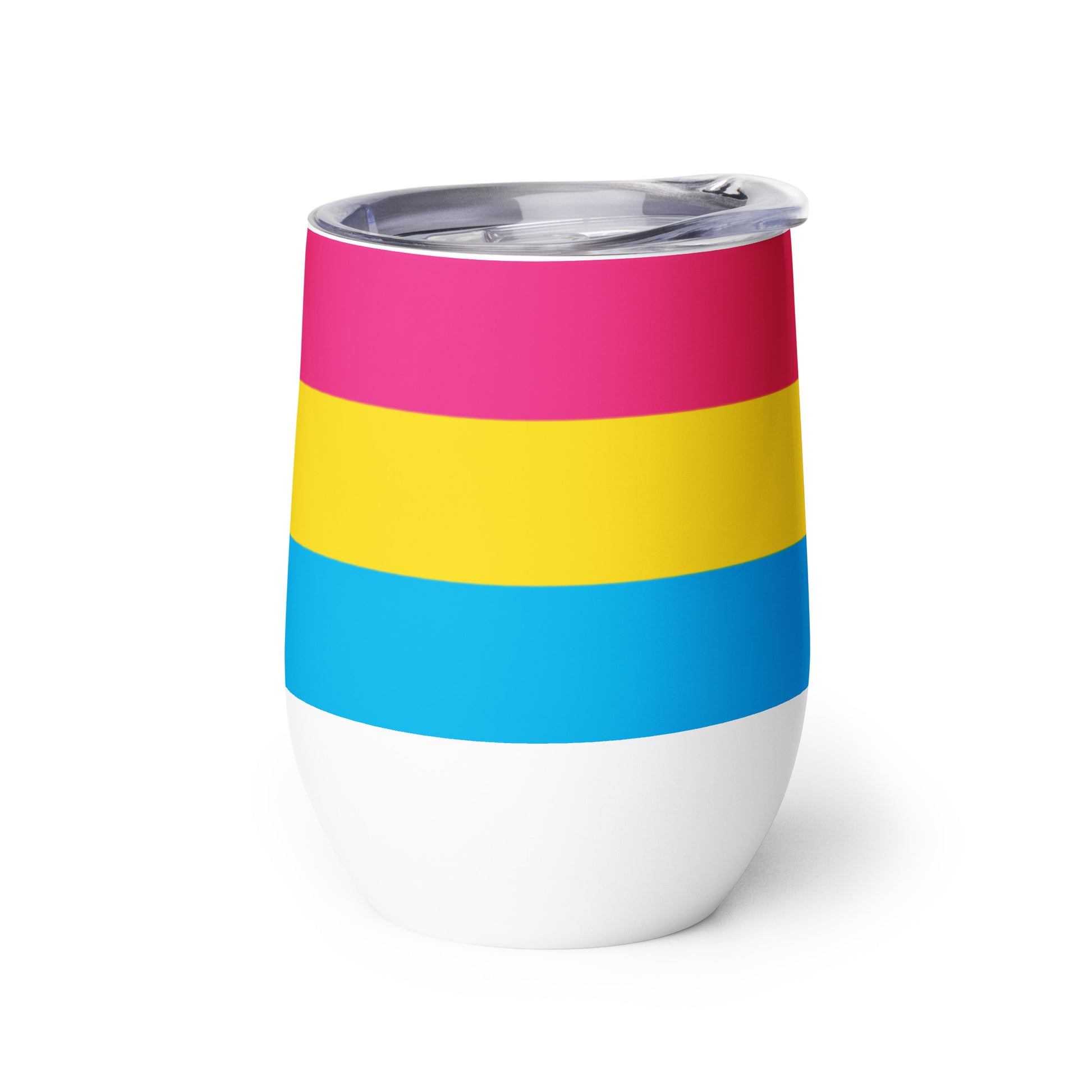 Pansexual Pan Pride Flag Stainless Steel Wine Tumbler 12oz wine-tumbler-white-right-6378453e15630