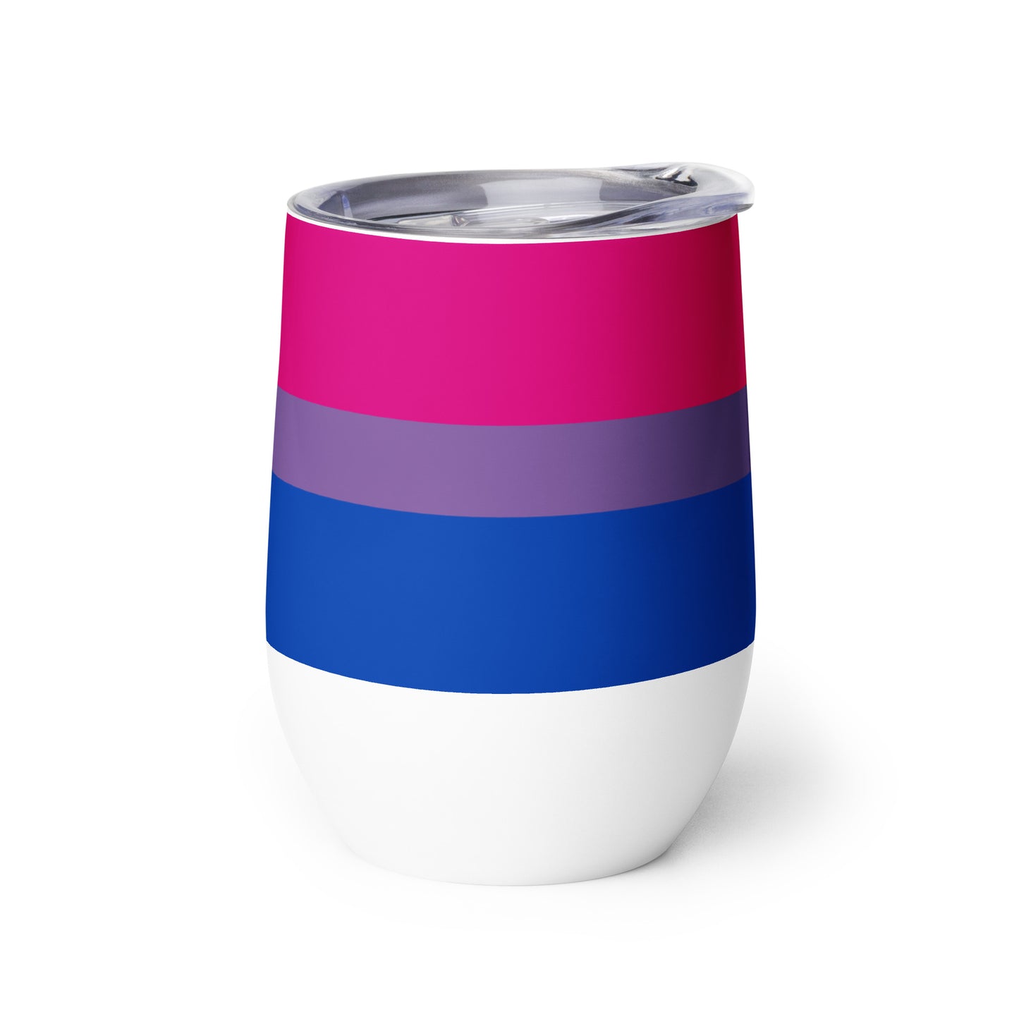 Bisexual Bi Pride Flag Stainless Steel Wine Tumbler 12oz wine-tumbler-white-right-6378470359efb