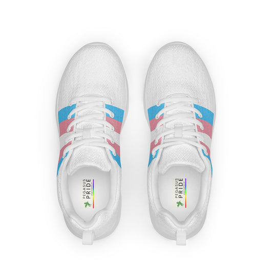 Transgender Trans Pride Flag Women’s Athletic Shoes White Transgender womens-athletic-shoes-white-front-641dee31dcbb6